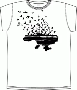 Ukraine Birds White